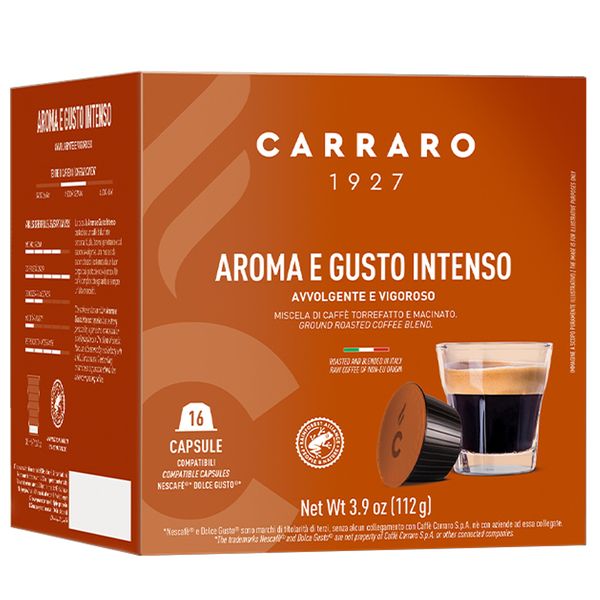 Кофе в капсулах Caffe Carraro Aroma e Gusto Intenso, 16 шт, Aroma e Gusto Intenso, 16 шт
Кофе в капсулах Caffe Carraro Aroma e Gusto Intenso, 16 шт, Aroma e Gusto Intenso, 16 шт