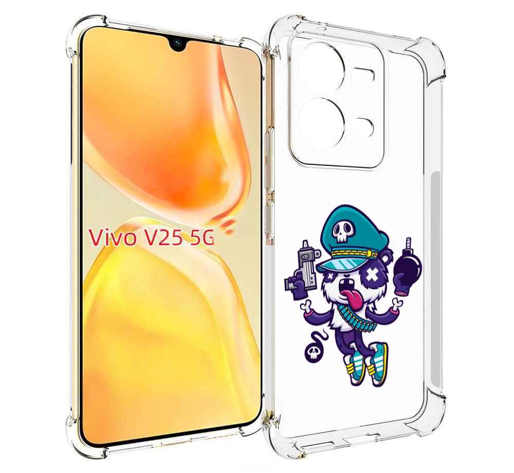 Чехол MyPads персонаж с пистолетом и бомбочкой для Vivo V25 5G / V25e, Прозрачный, Tocco
Чехол MyPads персонаж с пистолетом и бомбочкой для Vivo V25 5G / V25e, Прозрачный, Tocco
