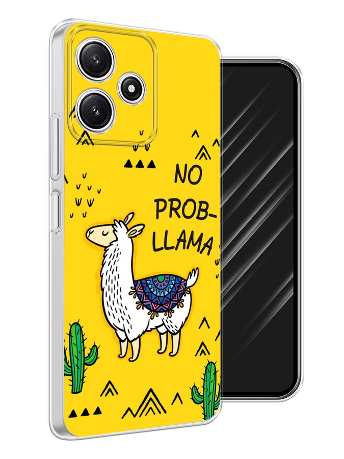 Чехол Awog на Xiaomi Redmi 12 5G/Redmi 12R "No probLLama", Желтый;черный;синий, 319550-1
Чехол Awog на Xiaomi Redmi 12 5G/Redmi 12R "No probLLama", Желтый;черный;синий, 319550-1
