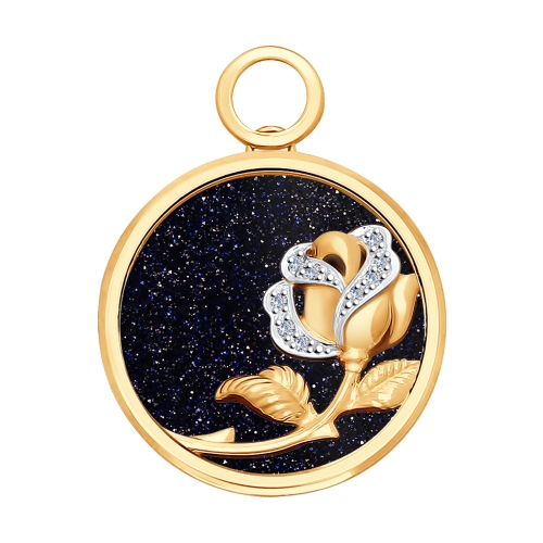 Подвеска из желтого золота с бриллиантом Yahont 186691, 186691
Подвеска из желтого золота с бриллиантом Yahont 186691, 186691