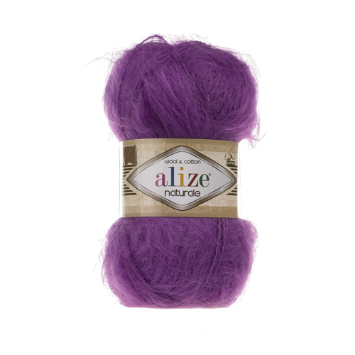 Пряжа ALIZE 'Naturale' 100г, 230м (60% шерсть, 40% хлопок) ТУ (206 пурпурный), 5 мотков
Пряжа ALIZE 'Naturale' 100г, 230м (60% шерсть, 40% хлопок) ТУ (206 пурпурный), 5 мотков