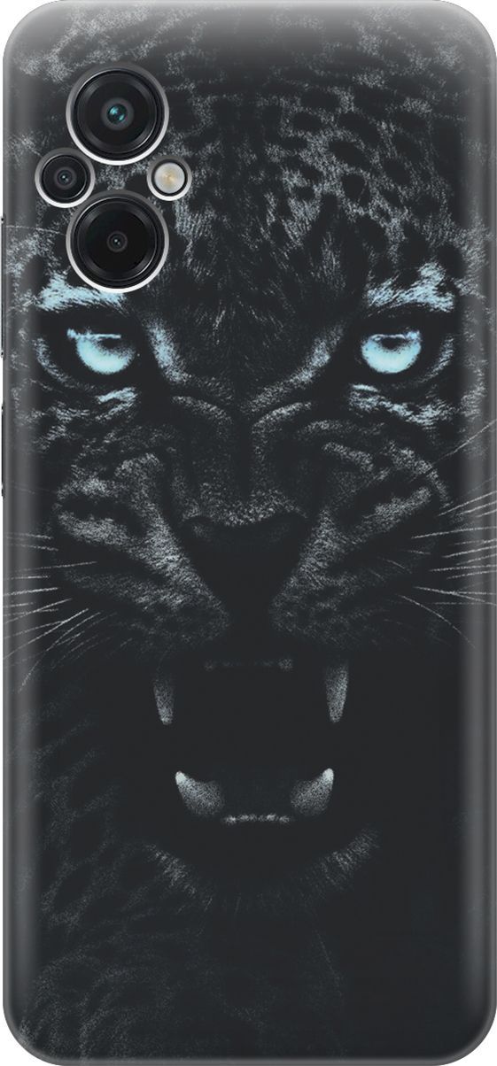 Силиконовый чехол на Xiaomi Poco M5 "Голубоглазая пантера", Голубой;черный, 15140
Силиконовый чехол на Xiaomi Poco M5 "Голубоглазая пантера", Голубой;черный, 15140