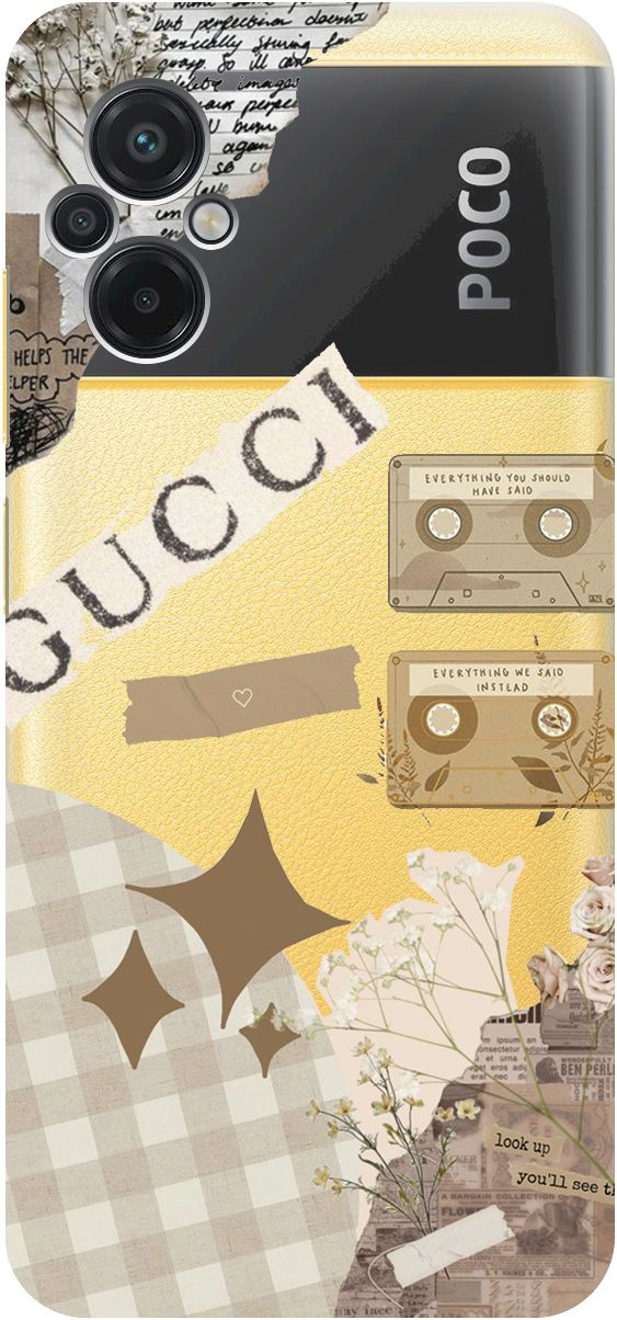 Силиконовый чехол на Xiaomi Poco M5 "GUCCI Stickers" прозрачный, Прозрачный;бежевый, 15149
Силиконовый чехол на Xiaomi Poco M5 "GUCCI Stickers" прозрачный, Прозрачный;бежевый, 15149