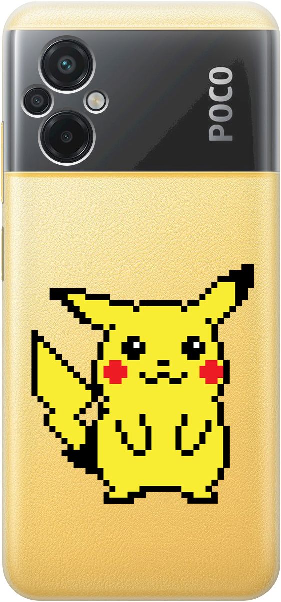 Силиконовый чехол на Xiaomi Poco M5 "Pixel Pikachu" прозрачный, Прозрачный;желтый, 15149
Силиконовый чехол на Xiaomi Poco M5 "Pixel Pikachu" прозрачный, Прозрачный;желтый, 15149