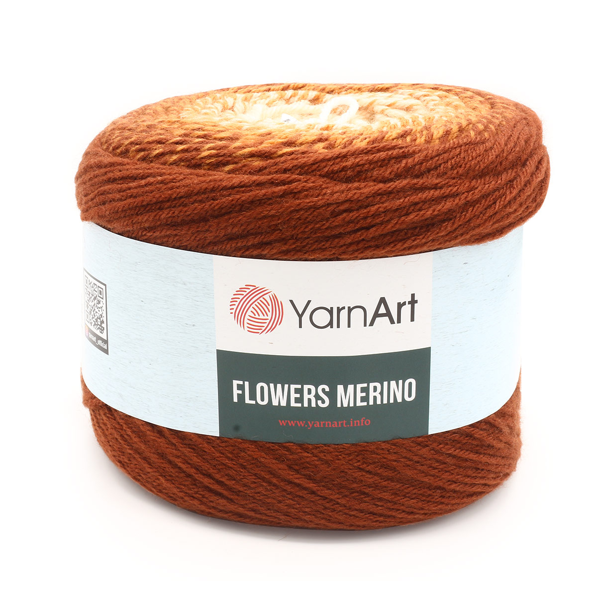 Пряжа YarnArt Flowers Merino 225г, 590м (шерсть, акрил) (537 секционный), 2 мотка, Коричневый, Flowers Merino
Пряжа YarnArt Flowers Merino 225г, 590м (шерсть, акрил) (537 секционный), 2 мотка, Коричневый, Flowers Merino