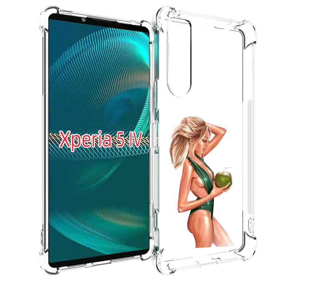 Чехол MyPads девушка-с-кокосом-в-зеленом-купальнике женский для Sony Xperia 5 IV (5-4), Прозрачный, Tocco
Чехол MyPads девушка-с-кокосом-в-зеленом-купальнике женский для Sony Xperia 5 IV (5-4), Прозрачный, Tocco