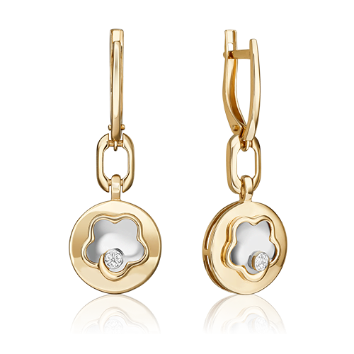 Серьги подвески из золота с бриллиантом PLATINA jewelry 02-4986-00-101-1121, 02-4986-00-101-1121 
Серьги подвески из золота с бриллиантом PLATINA jewelry 02-4986-00-101-1121, 02-4986-00-101-1121
