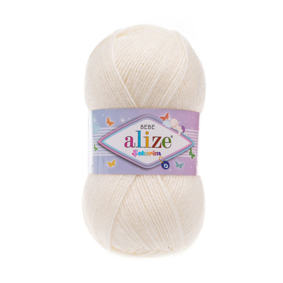 Пряжа ALIZE Sekerim Bebe 100г, 320м (100% акрил) (62 молочный), 5 мотков, Белый, SEKERIM BEBE
Пряжа ALIZE Sekerim Bebe 100г, 320м (100% акрил) (62 молочный), 5 мотков, Белый, SEKERIM BEBE