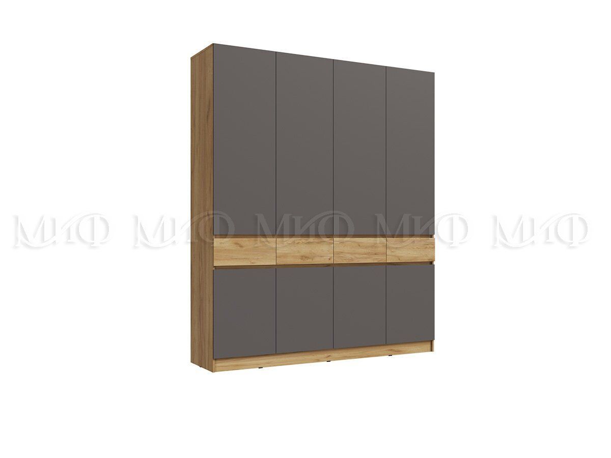 Шкаф 4-х ств. Роджина, Коричневый;серый, Шкаф распашной_Wardrobe 4 st. Rogina Graphite_Фабрика МИФ
Шкаф 4-х ств. Роджина, Коричневый;серый, Шкаф распашной_Wardrobe 4 st. Rogina Graphite_Фабрика МИФ