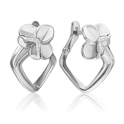 Серьги из белого золота с бриллиантом PLATINA jewelry 02-5000-00-101-1120, 02-5000-00-101-1120
Серьги из белого золота с бриллиантом PLATINA jewelry 02-5000-00-101-1120, 02-5000-00-101-1120