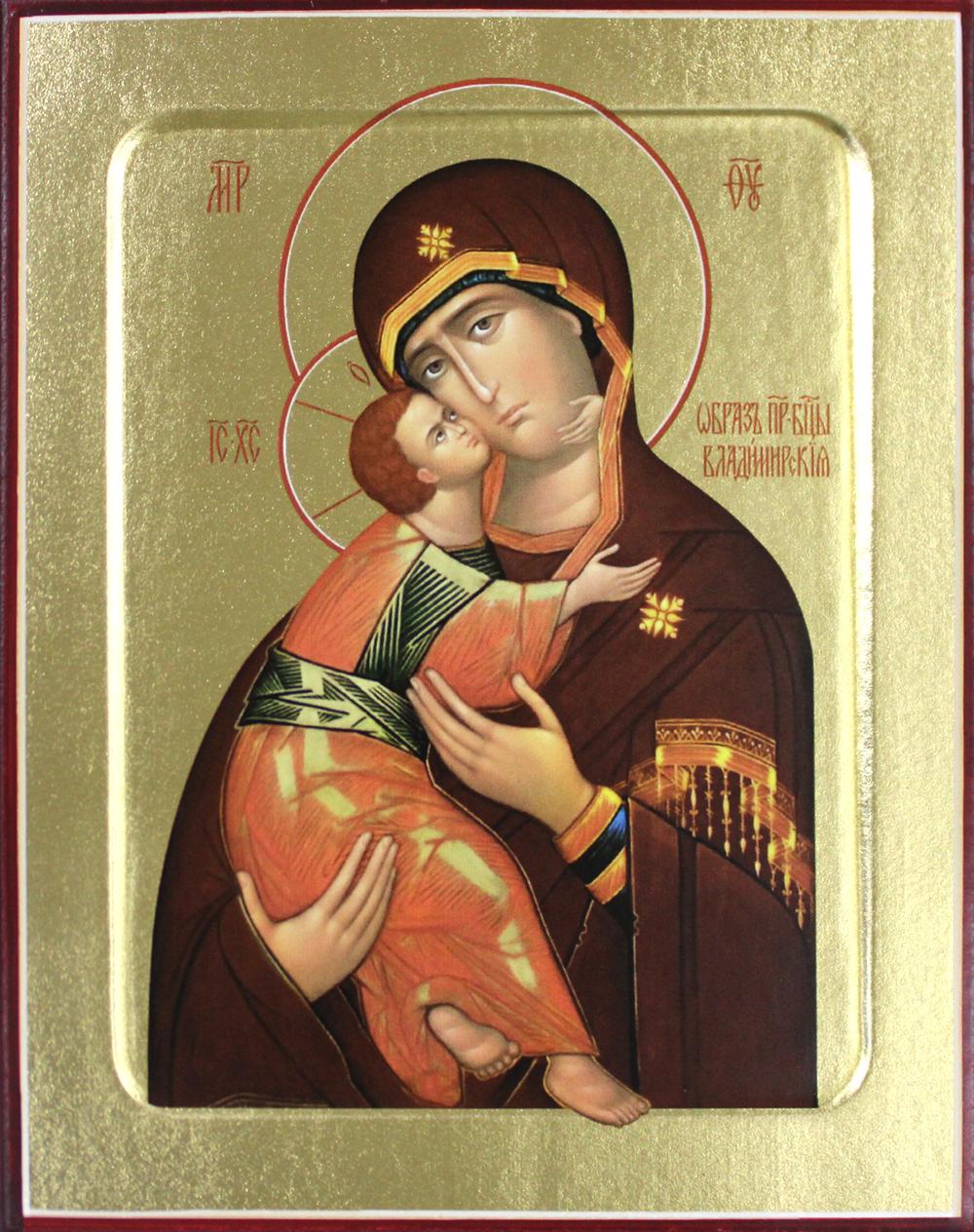 Икона Пресвятой Богородицы Владимирская (млад. в красном, взгл. прямо) на дереве 125 х 160
Икона Пресвятой Богородицы Владимирская (млад. в красном, взгл. прямо) на дереве 125 х 160
