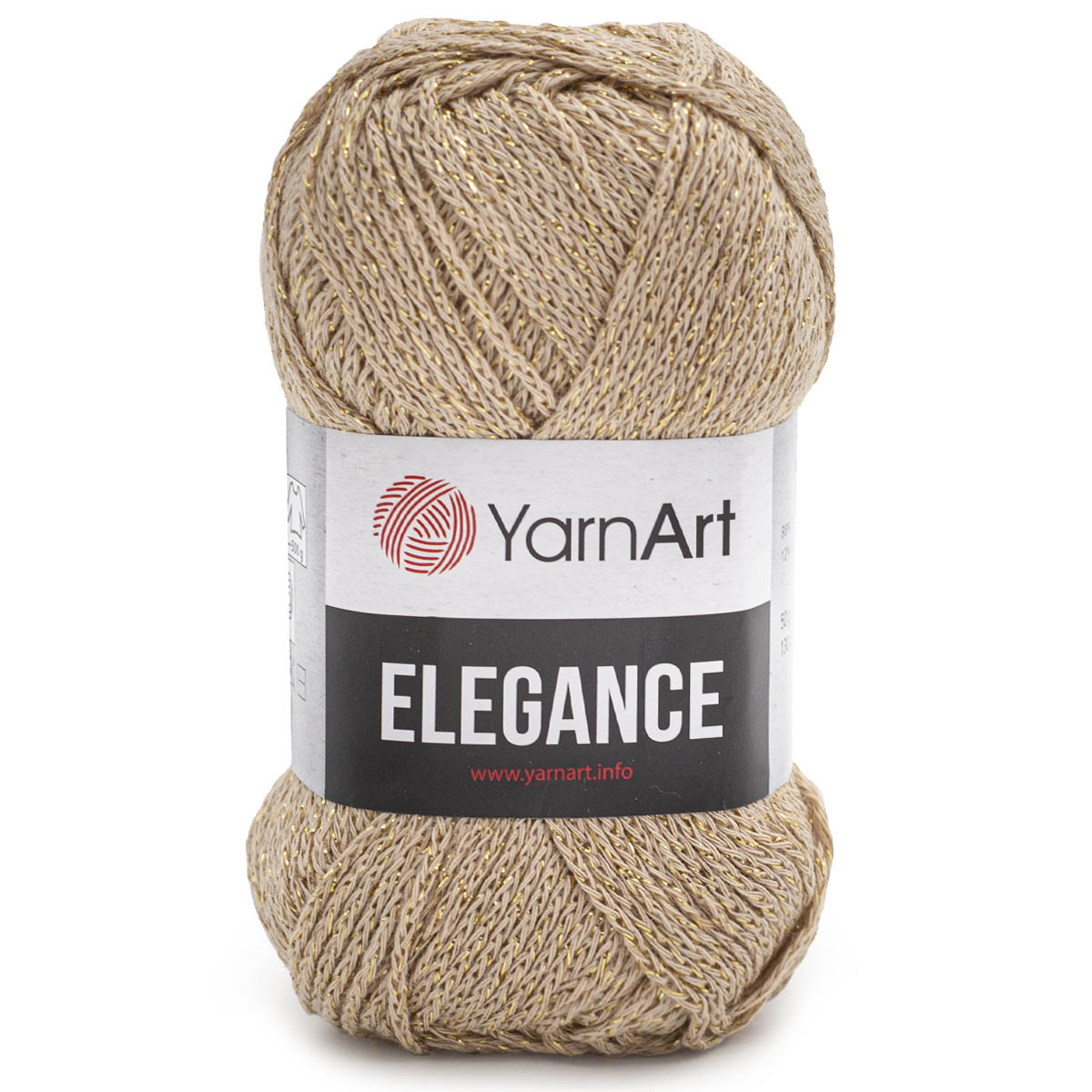 Пряжа YarnArt Elegance 50г, 130м (хлопок, металлик) (120 карамель), 5 мотков, Elegance
Пряжа YarnArt Elegance 50г, 130м (хлопок, металлик) (120 карамель), 5 мотков, Elegance