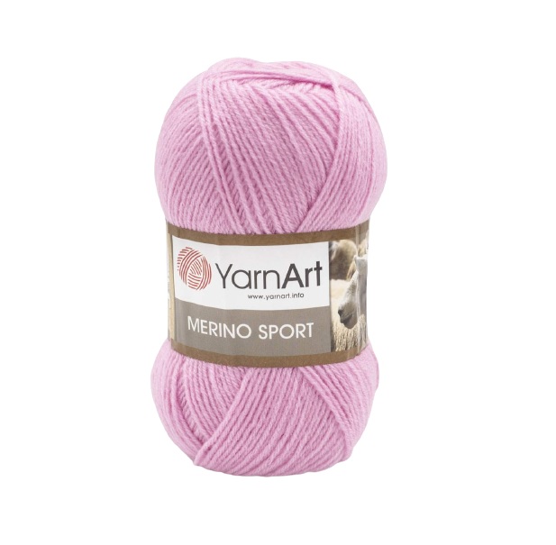 Пряжа YarnArt Merino Sport 100г, 400м (шерсть, акрил) (784 розовый), 5 мотков, Merino Sport
Пряжа YarnArt Merino Sport 100г, 400м (шерсть, акрил) (784 розовый), 5 мотков, Merino Sport