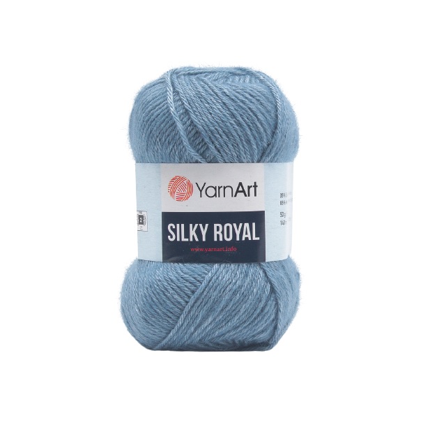 Пряжа для вязания YarnArt 'Silky Royal' 50г, 140м (меринос) (431 джинсовый), 5 мотков, Silky Royal
Пряжа для вязания YarnArt 'Silky Royal' 50г, 140м (меринос) (431 джинсовый), 5 мотков, Silky Royal