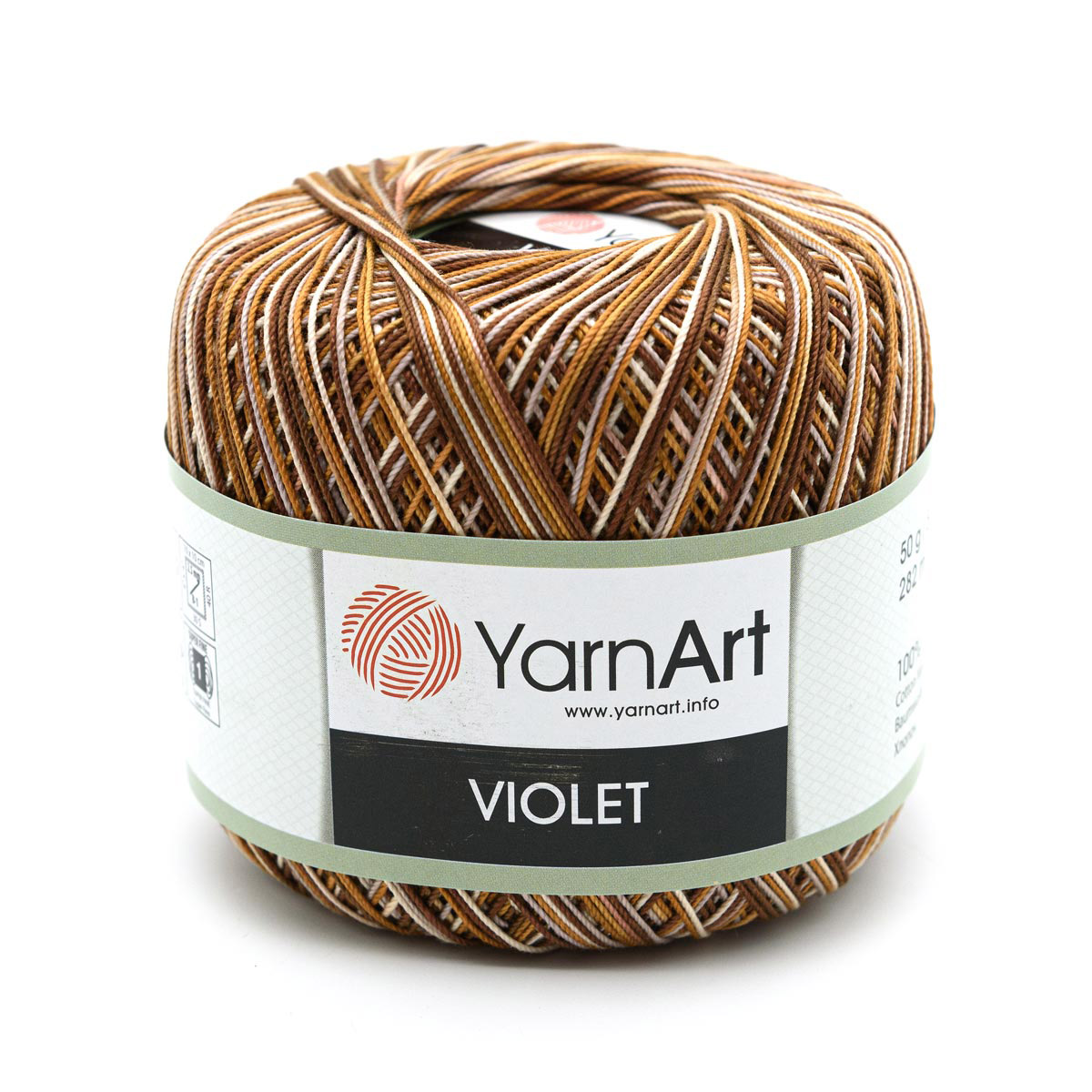Пряжа YarnArt Violet Melange 50г, 282м (мерсеризированный хлопок) (506 меланж), 6 мотков, Коричневый, Violet Melange
Пряжа YarnArt Violet Melange 50г, 282м (мерсеризированный хлопок) (506 меланж), 6 мотков, Коричневый, Violet Melange