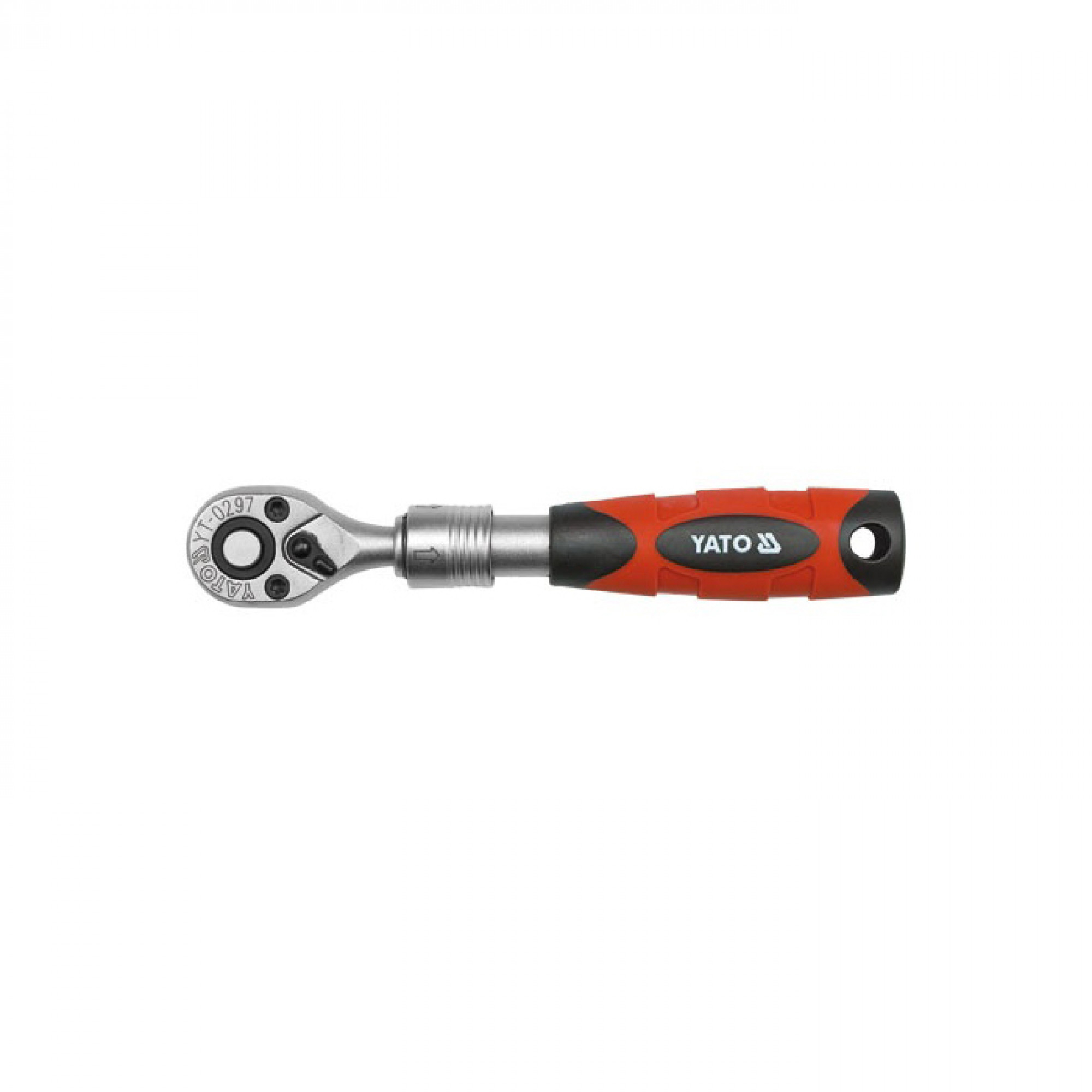 YATO YT-0297 Трещотка с пластмассовой ручкой 72 зуба, 1/4 inch, телескопическая 150-200 мм
YATO YT-0297 Трещотка с пластмассовой ручкой 72 зуба, 1/4 inch, телескопическая 150-200 мм