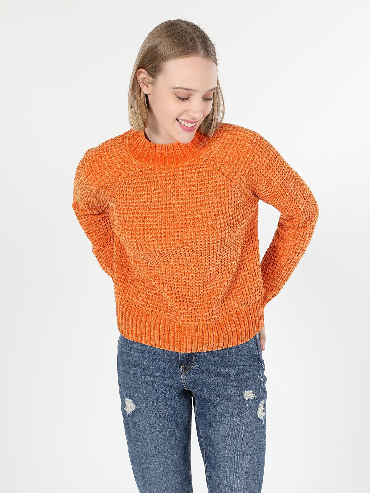 Джемпер женский Colins CL1036479_Q1.V1 оранжевый L, CL1036479_Q1.V1 
Джемпер женский Colins CL1036479_Q1.V1 оранжевый L, CL1036479_Q1.V1