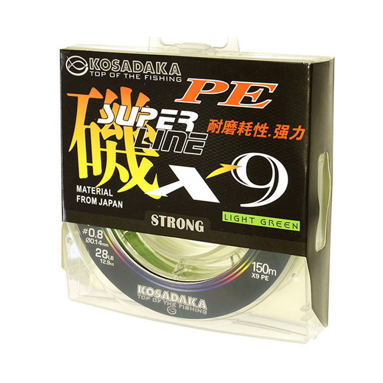 Шнур Kosadaka SUPER LINE PE X4 300м, light green, 0,10мм, 3,2кг, Зеленый, "SUPER LINE PE X4" 300м light green
Шнур Kosadaka SUPER LINE PE X4 300м, light green, 0,10мм, 3,2кг, Зеленый, "SUPER LINE PE X4" 300м light green