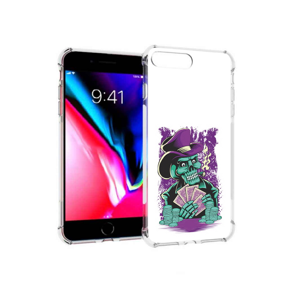 Чехол MyPads Tocco для Apple iPhone 8 Plus зеленый череп с картами (PT70866.609.361), Прозрачный, Tocco
Чехол MyPads Tocco для Apple iPhone 8 Plus зеленый череп с картами (PT70866.609.361), Прозрачный, Tocco