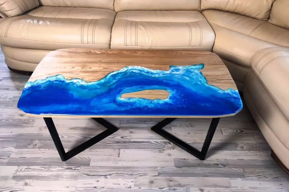Журнальный стол ARTFAN (массив ясеня) с морским прибоем из эпоксидной смолы на металлическ
Журнальный стол ARTFAN (массив ясеня) с морским прибоем из эпоксидной смолы на металлическ