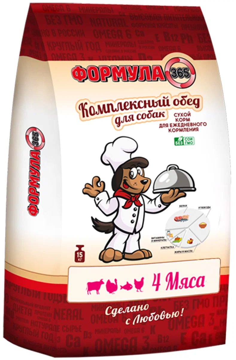Сухой корм для собак Zooring Формула 365 4 мяса, 3кг, ZOORING ФОРМУЛА 365 КОМПЛЕКСНЫЙ ОБЕД для взрослых собак всех пород 4 мяса (3 кг)
Сухой корм для собак Zooring Формула 365 4 мяса, 3кг, ZOORING ФОРМУЛА 365 КОМПЛЕКСНЫЙ ОБЕД для взрослых собак всех пород 4 мяса (3 кг)
