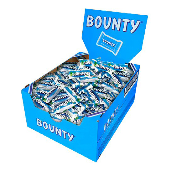 фото Батончики bounty minis с кокосовой мякотью в шоколадной глазури