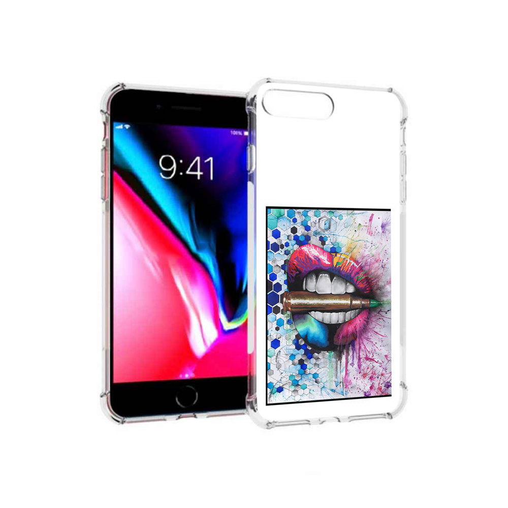 Чехол MyPads Tocco для Apple iPhone 8 Plus разноцветные губы с пулей (PT70866.609.571), Прозрачный, Tocco
Чехол MyPads Tocco для Apple iPhone 8 Plus разноцветные губы с пулей (PT70866.609.571), Прозрачный, Tocco