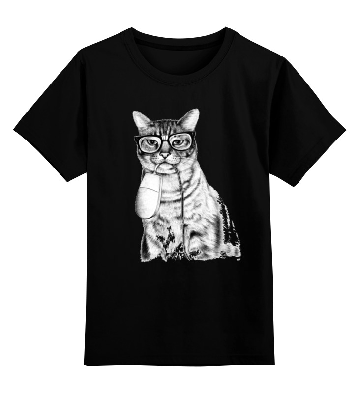 Детская футболка классическая Printio Кот-хипстер и мышь, р. 140, Черный, 0000000664753
Детская футболка классическая Printio Кот-хипстер и мышь, р. 140, Черный, 0000000664753