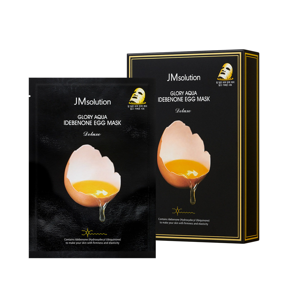 Осветляющая яичная тканевая маска JM Solution Glory Aqua Idebenone Egg Mask Deluxe, 3 шт, Тканевая маска для лица
Осветляющая яичная тканевая маска JM Solution Glory Aqua Idebenone Egg Mask Deluxe, 3 шт, Тканевая маска для лица