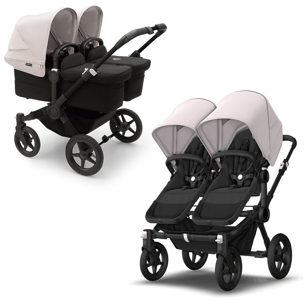 Коляска для двойни 2в1 Bugaboo Donkey 5 Twin Black, цвет Midnight Black / Misty White, Donkey 5 Twin Black
Коляска для двойни 2в1 Bugaboo Donkey 5 Twin Black, цвет Midnight Black / Misty White, Donkey 5 Twin Black
