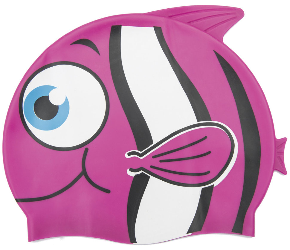 фото Шапочка для плавания силиконовая dobest "рыбка" ys (розовая)