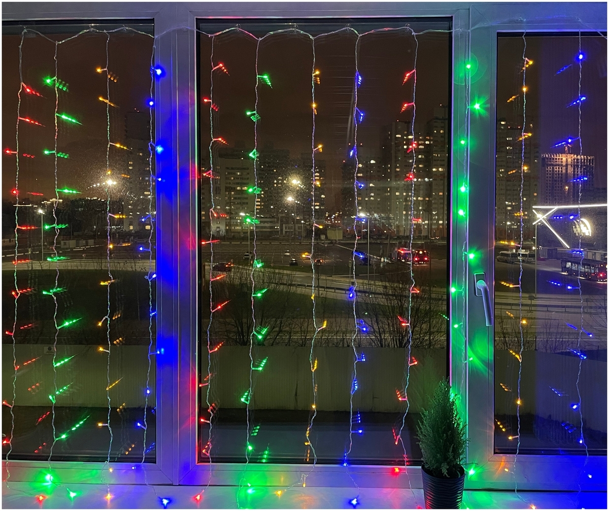 Электрогирлянда Штора Светодиодная Led, 640 лампочек, 3х3 метра, цвет: мульти, питание от
Электрогирлянда Штора Светодиодная Led, 640 лампочек, 3х3 метра, цвет: мульти, питание от