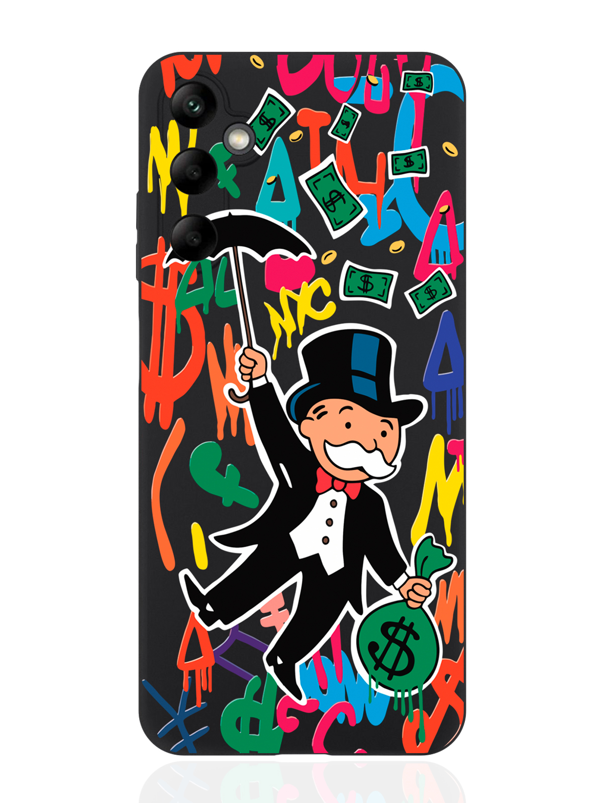 Чехол для смартфона Samsung A05S черный силиконовый Rich uncle PennyBags, Разноцветный, Samsung
Чехол для смартфона Samsung A05S черный силиконовый Rich uncle PennyBags, Разноцветный, Samsung