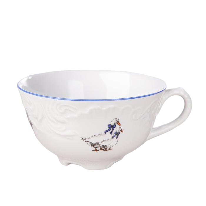 Чашка кофейная «Рококо. Гуси», 220 мл, Посуда из фарфора «Рококо Гуси»
Чашка кофейная «Рококо. Гуси», 220 мл, Посуда из фарфора «Рококо Гуси»