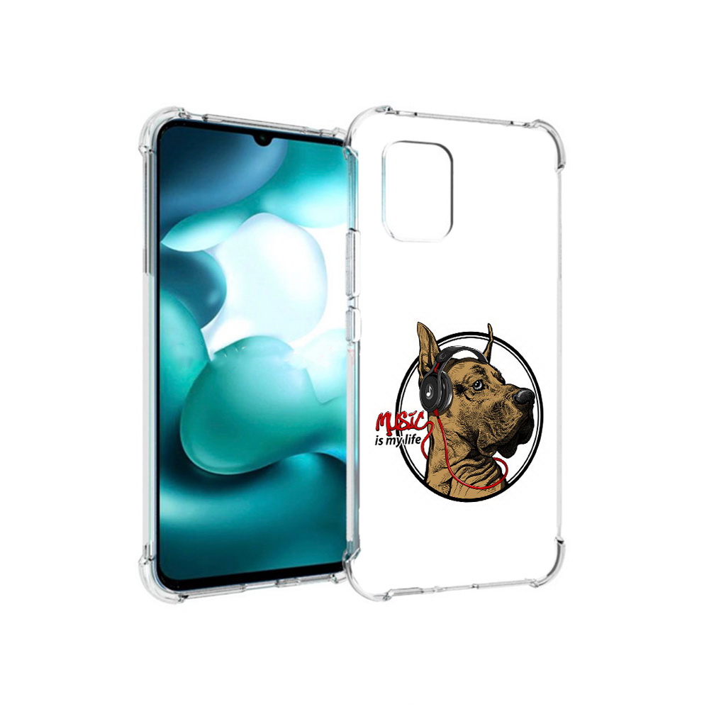 Чехол MyPads Tocco для Xiaomi Mi 10 Lite музыкальная собака (PT150213.294.490), Прозрачный, Tocco 
Чехол MyPads Tocco для Xiaomi Mi 10 Lite музыкальная собака (PT150213.294.490), Прозрачный, Tocco