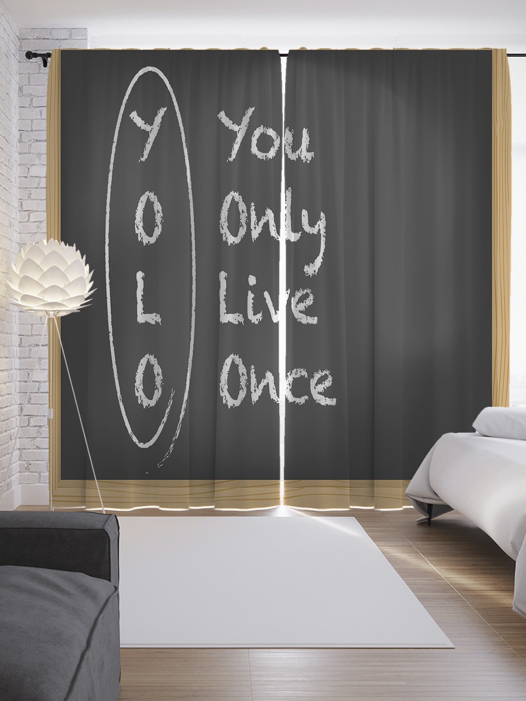 Шторы JoyArty с фотопечатью "Yolo вы живете только один раз" из сатена, 290х265 см, Yolo вы живете только один раз
Шторы JoyArty с фотопечатью "Yolo вы живете только один раз" из сатена, 290х265 см, Yolo вы живете только один раз