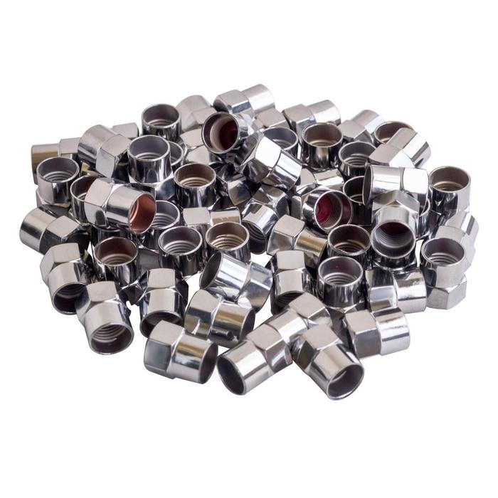 Колпачки на шинный вентиль, шестигранные, пластик, цвет хром, 60 шт
Колпачки на шинный вентиль, шестигранные, пластик, цвет хром, 60 шт