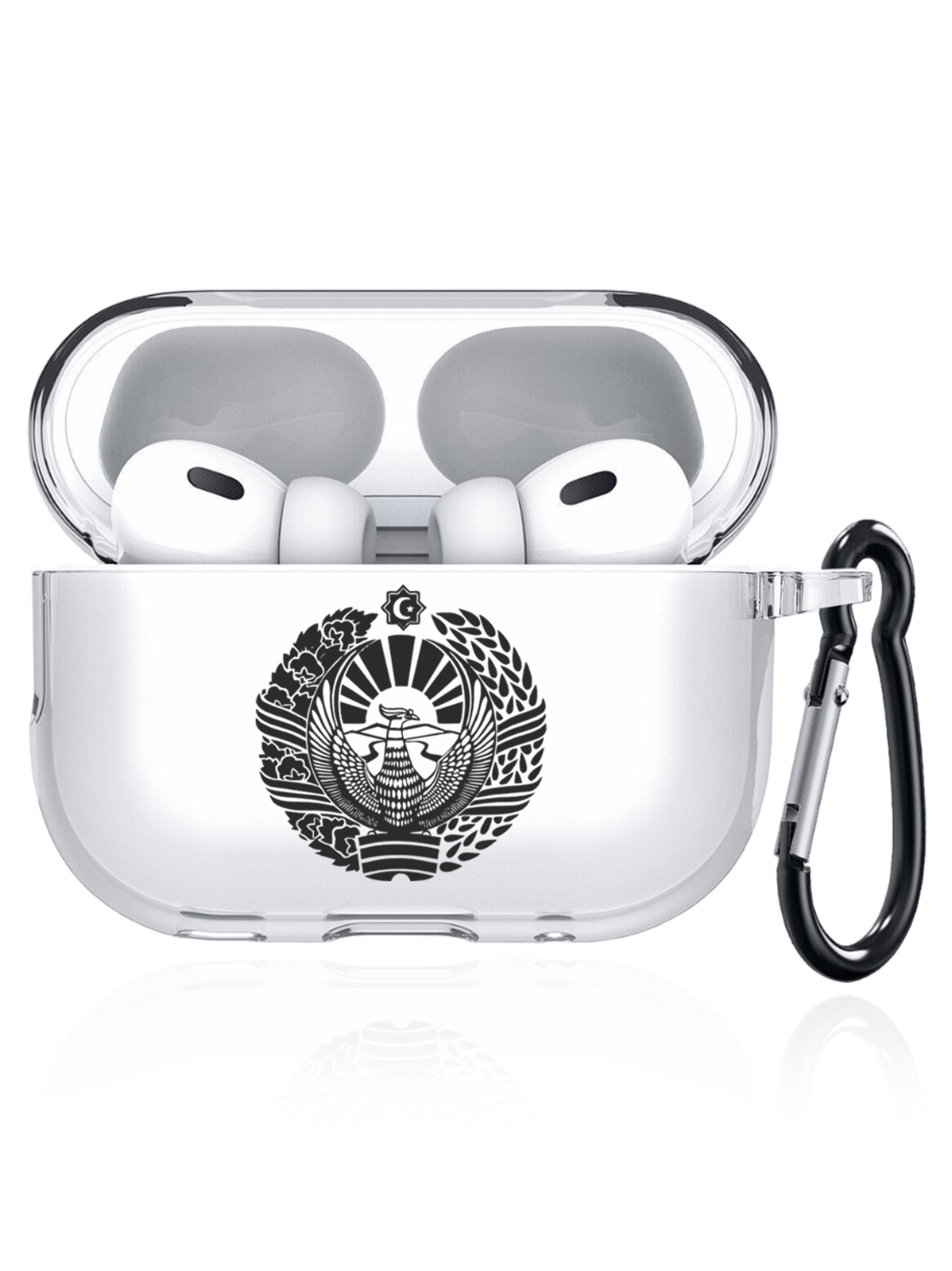 Чехол SignumCase для Apple AirPods Pro 2 Герб Узбекистана прозрачный, Черный;прозрачный, Герб Узбекистана
Чехол SignumCase для Apple AirPods Pro 2 Герб Узбекистана прозрачный, Черный;прозрачный, Герб Узбекистана