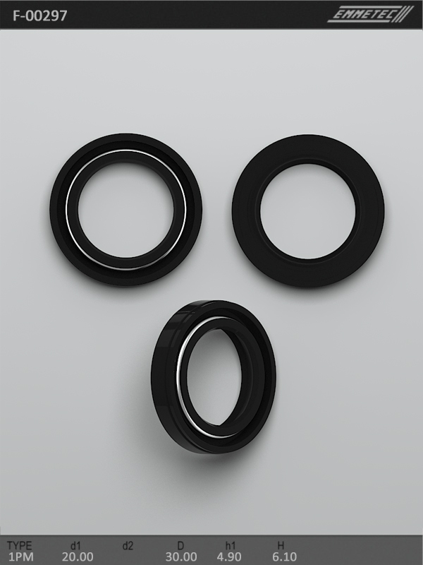 Сальник рулевой рейки EMMETEC 20x30x4.9/6.1 (1PM) F-00297, F-00297, F00297 
Сальник рулевой рейки EMMETEC 20x30x4.9/6.1 (1PM) F-00297, F-00297, F00297