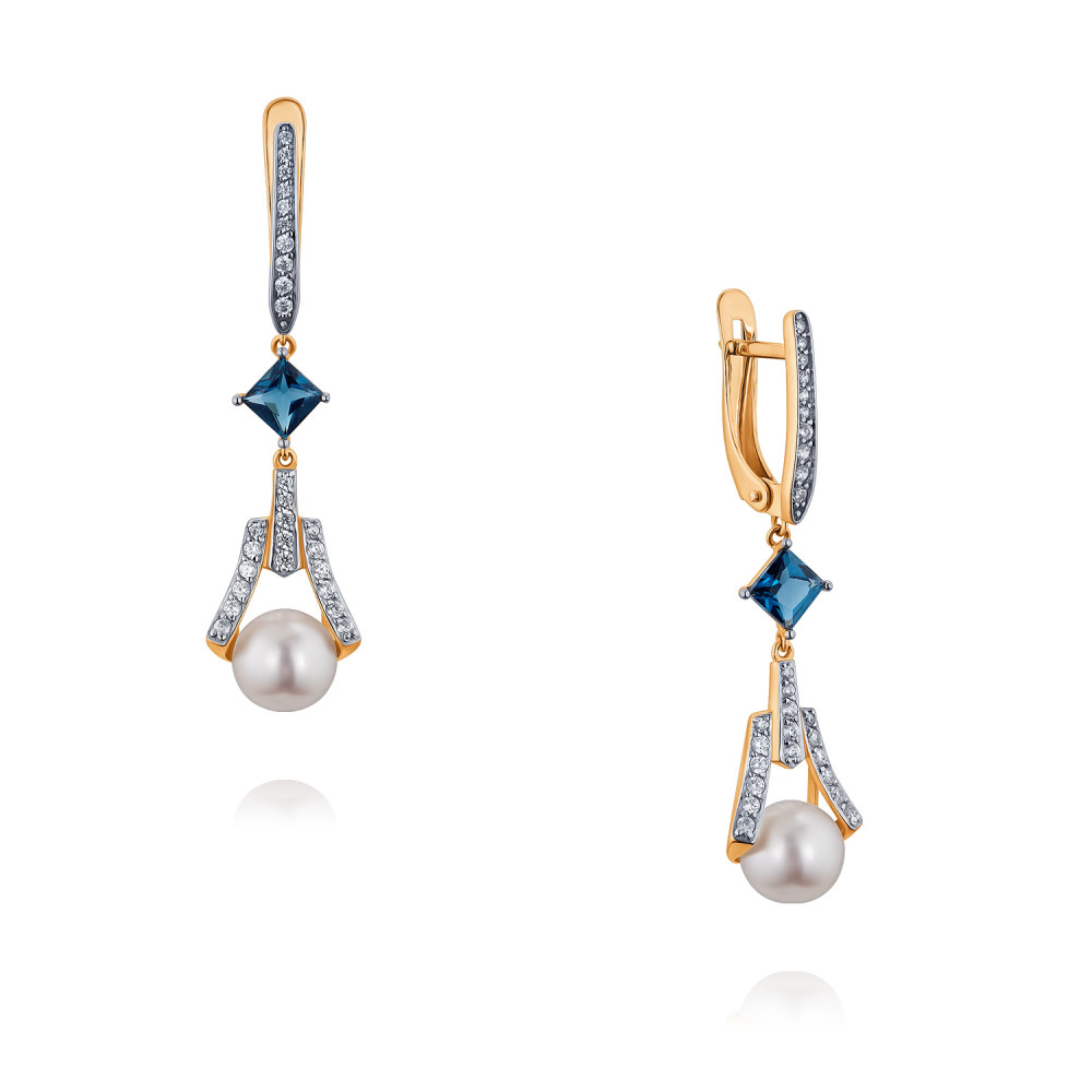 Серьги из золота AdamaS 24041857/01-А50Д-727, жемчуг культивированный/топаз/фианит, 24041857/01-А50Д-727
Серьги из золота AdamaS 24041857/01-А50Д-727, жемчуг культивированный/топаз/фианит, 24041857/01-А50Д-727