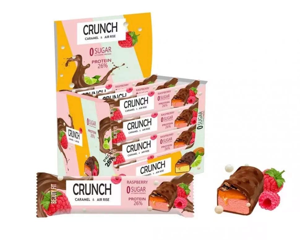 Beauty.Fit Beauty.Fit, Протеиновый батончик CRUNCH Caramel & Air rise, 10х40г (Малина), Crunch Caramel & Air rise
Beauty.Fit Beauty.Fit, Протеиновый батончик CRUNCH Caramel & Air rise, 10х40г (Малина), Crunch Caramel & Air rise