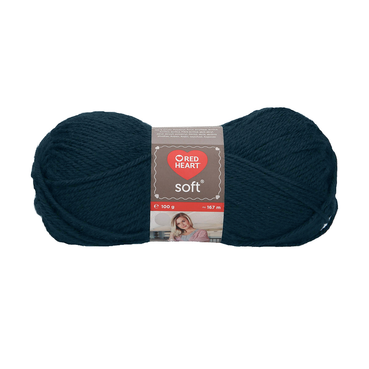 Пряжа Red Heart Soft, 100г, 167м (100% акрил) (00014 чёрный), 10 мотков, Черный, 7732625
Пряжа Red Heart Soft, 100г, 167м (100% акрил) (00014 чёрный), 10 мотков, Черный, 7732625