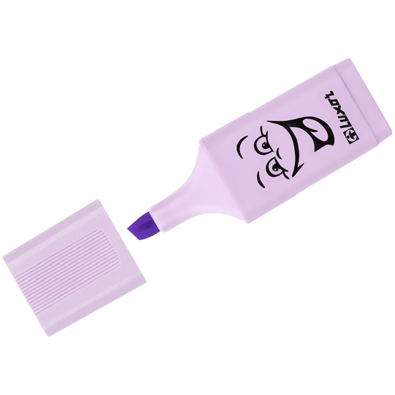 Маркер текстовыделитель Luxor Eyeliter Pastel, 1.0-4.5 мм, пастельный фиолетовый, 12 штук
Маркер текстовыделитель Luxor Eyeliter Pastel, 1.0-4.5 мм, пастельный фиолетовый, 12 штук