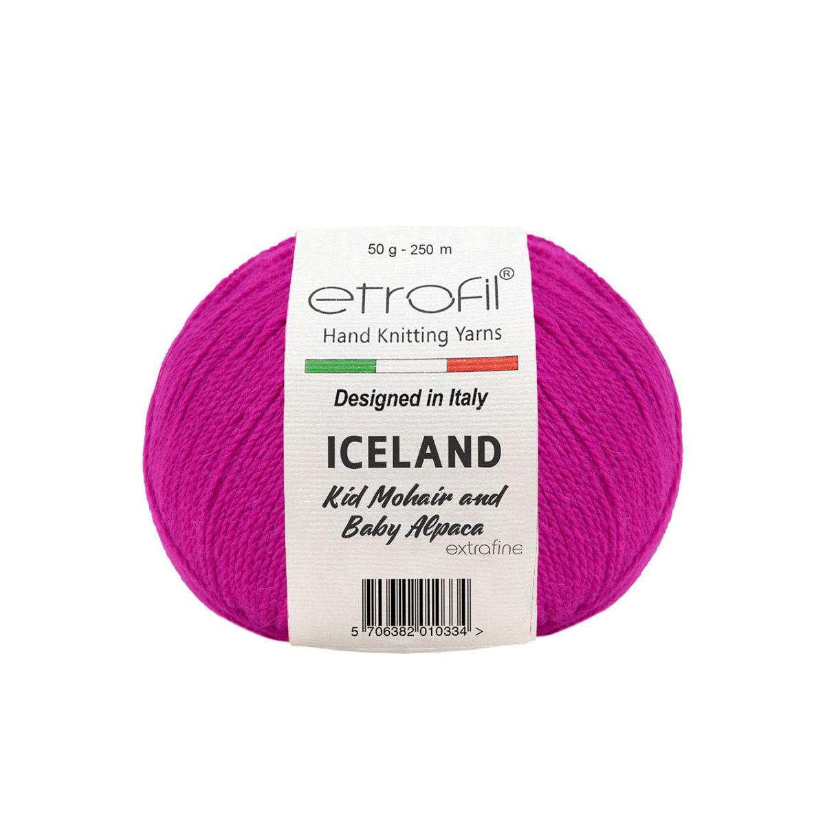 Пряжа Etrofil Iceland 50г, 250м (кид мохер, беби альпака) (06093 фуксия), 10 мотков, Розовый, ICELAND
Пряжа Etrofil Iceland 50г, 250м (кид мохер, беби альпака) (06093 фуксия), 10 мотков, Розовый, ICELAND