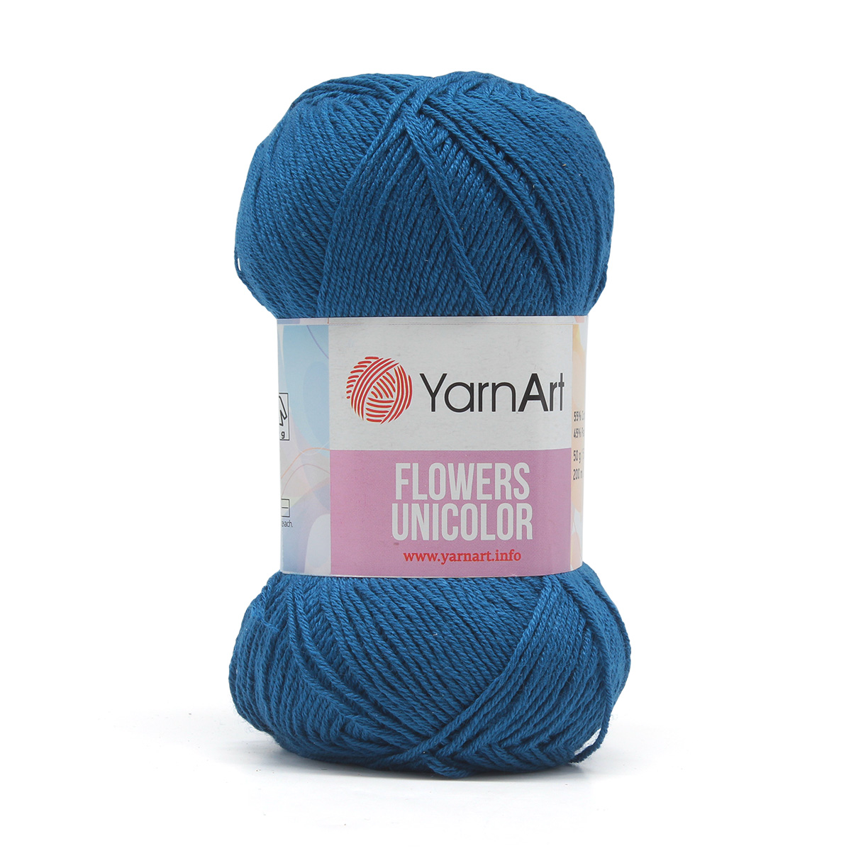 Пряжа YarnArt 'Flowers Unicolor', 50г, 200м (хлопок, полиакрил) (756 джинсовый), 5 мотков, Синий, Flowers Unicolor
Пряжа YarnArt 'Flowers Unicolor', 50г, 200м (хлопок, полиакрил) (756 джинсовый), 5 мотков, Синий, Flowers Unicolor