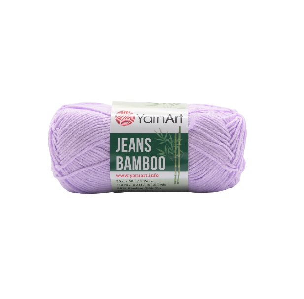 Пряжа YarnArt 'Jeans bamboo', 50г, 150м (бамбук, полиакрил) (115 лавандовый), 10 мотков, Фиолетовый, Jeans bamboo
Пряжа YarnArt 'Jeans bamboo', 50г, 150м (бамбук, полиакрил) (115 лавандовый), 10 мотков, Фиолетовый, Jeans bamboo