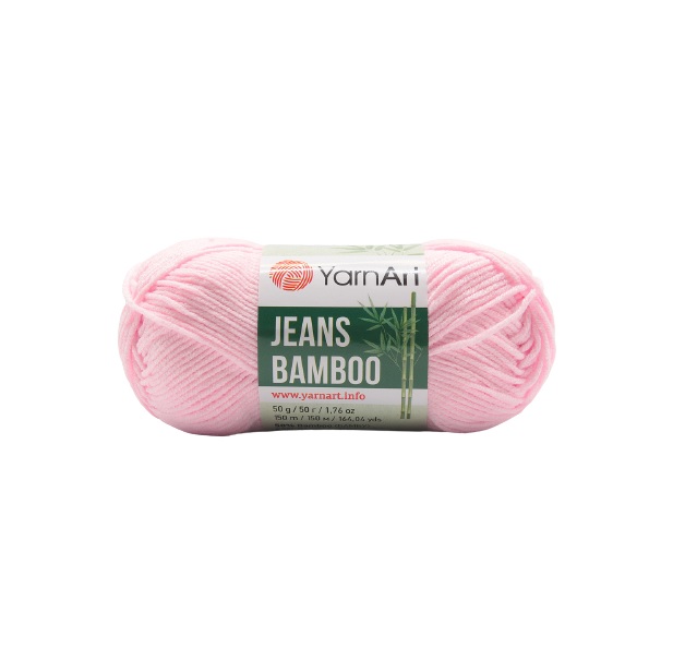 Пряжа YarnArt Jeans bamboo 50г, 150м (бамбук, полиакрил) (109 розовый), 10 мотков, Jeans bamboo
Пряжа YarnArt Jeans bamboo 50г, 150м (бамбук, полиакрил) (109 розовый), 10 мотков, Jeans bamboo