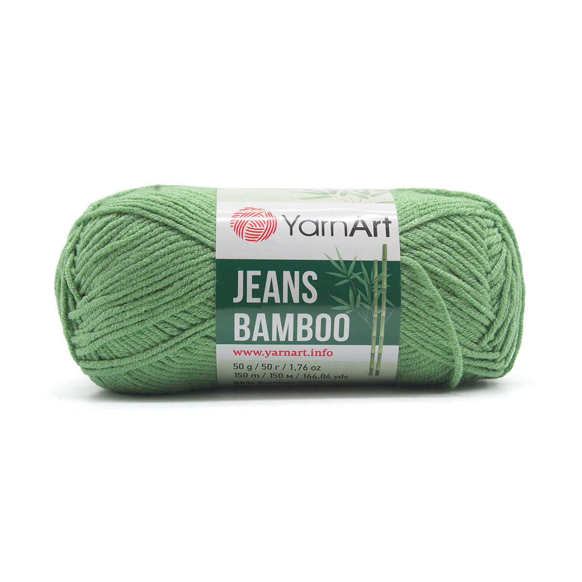 Пряжа для вязания YarnArt 'Jeans bamboo' 50г, 150м, бамбук (138 мятный), 10 мотков, Зеленый, Jeans bamboo
Пряжа для вязания YarnArt 'Jeans bamboo' 50г, 150м, бамбук (138 мятный), 10 мотков, Зеленый, Jeans bamboo