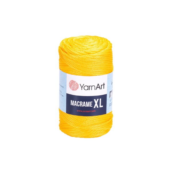 Пряжа YarnArt 'Macrame XL', 250г, 130м (100% полиэстер) (142 жёлтый), 4 мотка, Macrame XL
Пряжа YarnArt 'Macrame XL', 250г, 130м (100% полиэстер) (142 жёлтый), 4 мотка, Macrame XL