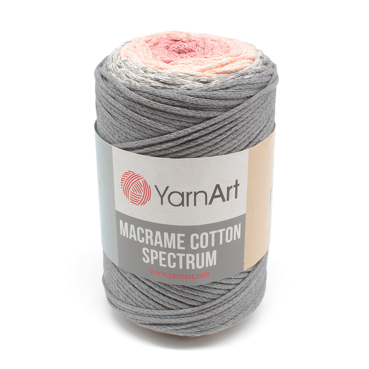 Пряжа YarnArt 'Macrame Cotton Spectrum', 250г, 225м (хлопок, полиэстер) (1306), 4 мотка, Серый, Macrame Cotton Spectrum
Пряжа YarnArt 'Macrame Cotton Spectrum', 250г, 225м (хлопок, полиэстер) (1306), 4 мотка, Серый, Macrame Cotton Spectrum